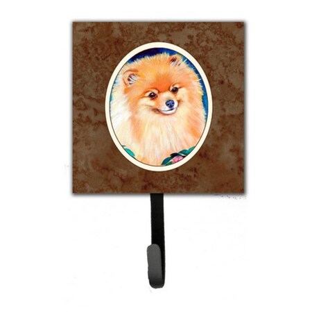 Carolines Treasures Pomeranian Leash or Key Holder, 6 x 1.25 x 4.25 in. 7165SH4